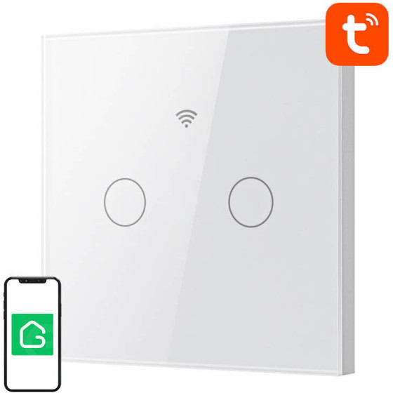 GOSUND Smart Touch Wifi Light Switch SLS2 (Optional N, Dual) - (SW12)