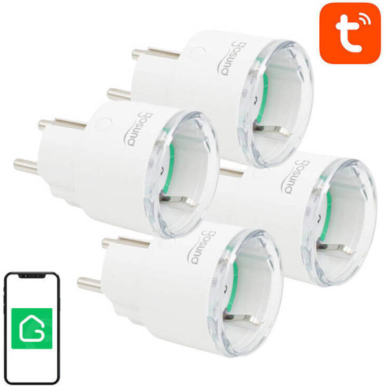 GOSUND ������ ����� Wifi SP111, 3680W 16A, Tuya (4���) (�����) - (SP111-4)