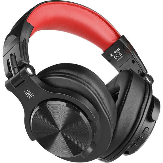 OneOdio Fusion A70 Wireless Headphones (Black And Red) - (A70 Black Red)