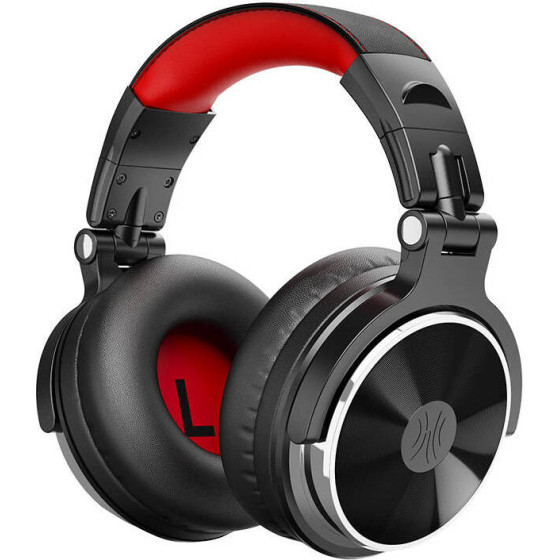 OneOdio Wired Headphones Pro10 (red) - (Pro10 red)