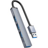 Orico AH-A13 Usb To 4x Usb 3.0 Hub Adapter (gray) - (AH-A13-GY-EP-IP)
