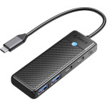 Orico Hub 4in1 Usb A3.0x2 + Type-C3.0x1 + PD100Wx1 - (PAPW2AC-C3-015BKEPIP)