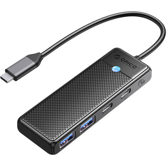 Orico Hub 4in1 Usb A3.0x2 + Type-C3.0x1 + PD100Wx1 - (PAPW2AC-C3-015BKEPIP)