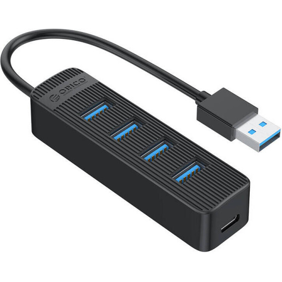 Orico TWU3 Usb To 4x Usb 3.0 Hub Adapter (black) - (TWU3-4A-BK-EP-IP)