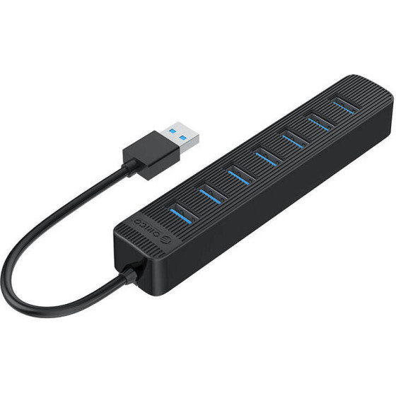 Orico TWU3 Usb To 7x Usb 3.0 Hub Adapter (black) - (TWU3-7A-BK-EP-IP)