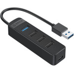 Orico Usb To Usb 3.0 + 3x Usb 2.0 Hub Adapter (black) - (TWU32-4A-BK-EP-IP)