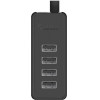 Orico W5P-100 Usb To 4x Usb 2.0 Hub Adapter (black) - (W5P-U2-100-BK-EP-IP)