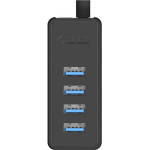 Orico W5P-100 Usb To 4x Usb 3.0 Hub Adapter (black) - (W5P-U3-100-BK-EP-IP)