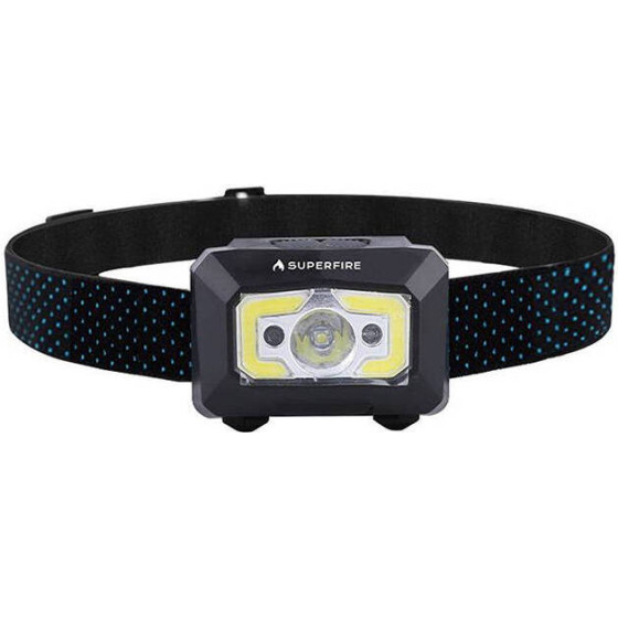 Superfire Headlight With non-Contact Switch 340lm, Usb - (X30)
