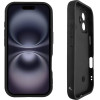 Volte-Tel ���� Iphone 16 6.1'' Silicon Tpu With Strap Full Camera Protection Black With Black HEARTS