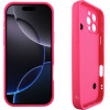 Volte-Tel ���� Iphone 16 Pro Max 6.9'' Silicon Tpu With Strap Full Camera Protection Pink With Pink HEARTS