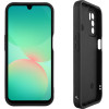 Volte-Tel ���� Samsung A16 4G A165/A16 5G A166 6.7'' Silicon Tpu With Strap Full Camera Protection Black With Black HEARTS