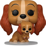 Funko Pop! Disney: Lady & The Tramp (70th Anniversary) - Lady With Puppy #1553 Vinyl Figure