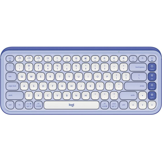 Logitech Keyboard Bluetooth Pop Icon Keys Lilac - (920-013074)