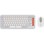 Logitech Keyboard/Mouse Pop Icon Combo White - (920-013113)