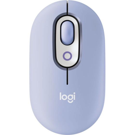 Logitech Mouse Pop Wireless With Emoji Button Lilac - (910-007414)