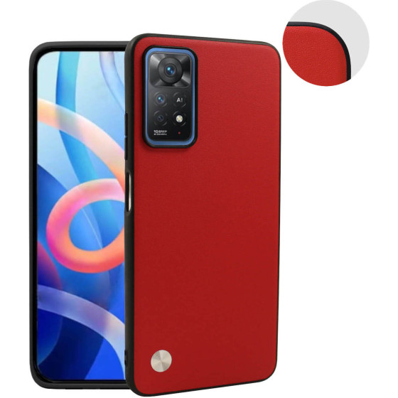 Bodycell Vegan Cover Xiaomi Note 11 Pro/11 Pro 5G Red - (FC-00223)