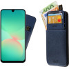 Idol 1991 ���� Samsung A26 5G A266 6.64'' ANTI-Rfid Leather Smart Wallet Camera Guard BLUE