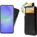 Idol 1991 ���� Samsung A36 5G A366 6.64'' ANTI-Rfid Leather Smart Wallet Camera Guard BLACK