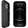 Volte-Tel ���� Iphone 12 Pro 6.1'' Silicon Tpu With Strap Full Camera Protection Black With Black BUTTERFLIES