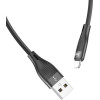 Hoco ������� �������� USB-A �� Lightning ��� ������� ������� ��� �������� ��������� ����� 1m - (DU45 Sturdy)