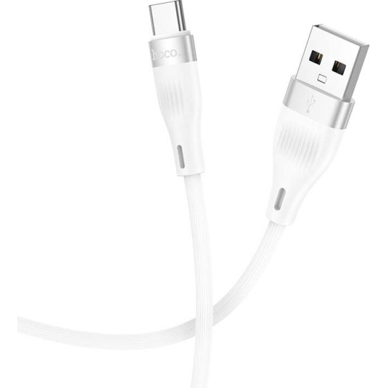 Hoco ������� �������� USB-A �� USB-C 3.0A ��� ������� ������� ��� �������� ��������� ����� 1m - (DU45 Sturdy)