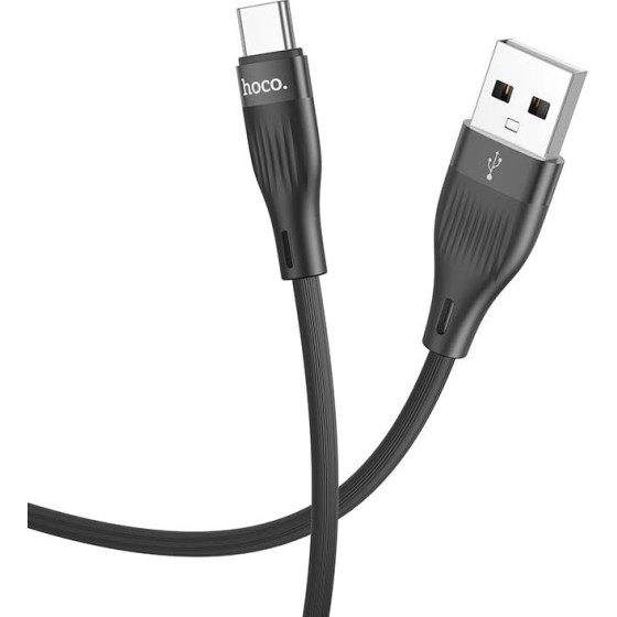 Hoco ������� �������� USB-A �� USB-C 3.0A ��� ������� ������� ��� �������� ��������� ����� 1m - (DU45 Sturdy)