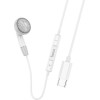 Hoco Hands Free Earphones Stereo USB-C �� ��������� ��� ������� ����������� ����� - (DM53 Unilateral)
