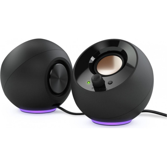 Creative Speaker Wired 2.0 Pebble S.E Rgb Black - (51MF1725AA000)