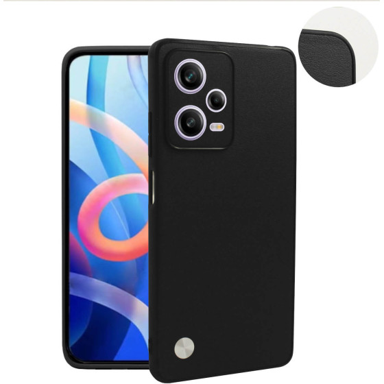 Bodycell Vegan Cover Xiaomi Note 12 Pro 5G/Poco X5 Pro Black - (FC-00241)