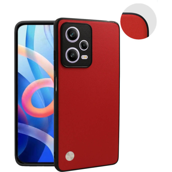 Bodycell Vegan Cover Xiaomi Note 12 Pro 5G/Poco X5 Pro Red - (FC-00244)