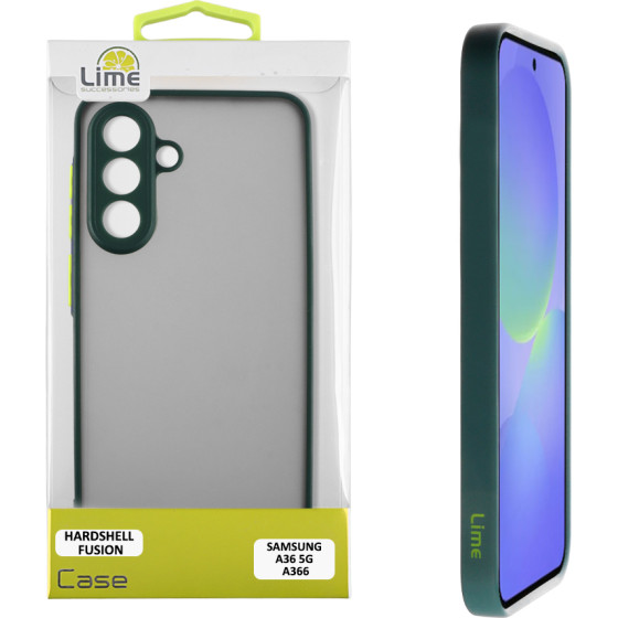 Lime Successories Lime ���� Samsung A36 5G A366 6.64'' Hardshell Fusion Full Camera Protection Green With Yellow KEYS