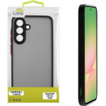 Lime Successories Lime ���� Samsung A56 5G A566 6.7'' Hardshell Fusion Full Camera Protection Black With Red KEYS