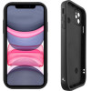Volte-Tel ���� Iphone 11 6.1'' Silicon Tpu With Strap Full Camera Protection Black With Black HEARTS