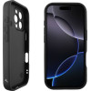 Volte-Tel ���� Iphone 16 Pro 6.3'' Silicon Tpu With Strap Full Camera Protection Black With Black BUTTERFLIES