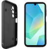 Volte-Tel ���� Samsung A16 4G A165/A16 5G A166 6.7'' Silicon Tpu With Strap Full Camera Protection Black With Black BUTTERFLIES