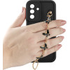 Volte-Tel ���� Samsung A26 5G A266 6.64'' Silicon Tpu With Strap Full Camera Protection Black With Black BUTTERFLIES