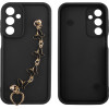 Volte-Tel ���� Samsung A56 5G A566 6.7'' Silicon Tpu With Strap Full Camera Protection Black With Black BUTTERFLIES