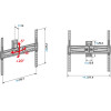 Meliconi ���� Tv ��� ������ 40-75 ������, ��� �����/���������� ���. ����� 45/30kg Flatstyle FTR400 Cg - (580478)