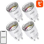 GOSUND Inteligentne Gniazdko Wifi EP2, 4 Sztuki (czteropak) 10A Tuya - (EP2-4)