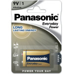 Panasonic �������� �������� Alcaline Everyday Power 6LF22EPs 9V ���. 1 - (6LF22/6LF22EPS)