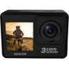 Sencor Action Camera 4k 30FPs 750 Mah 2'' ��� 1.3'' Tft ������ ��� ��������� ���� - (3CAm 4K10WRD)