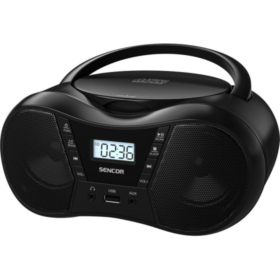 Sencor �������� �����cd �� CD/MP3/USB/Bt 5.1 4W - (Spt 2300 BK)