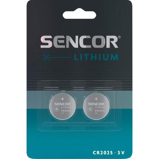 Sencor Buttoncell Lithium Sba CR2025 ���. 2 - (Sba CR2025 2BP Li)