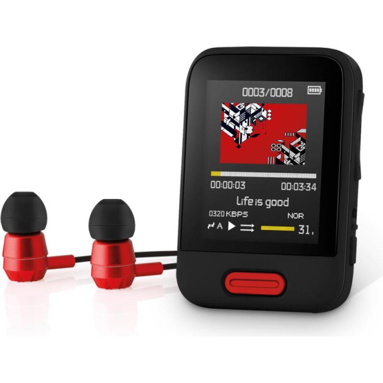 Sencor MP3/MP4 Player 16 Gb �� Bluetooth ��� Fm ��������� - (Sfp 7716 BK)