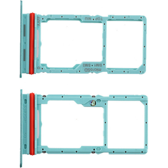 Samsung A16 5G A166 Sim Card + Memory Holder Light Green Original Service Pack - (GH98-49822D)