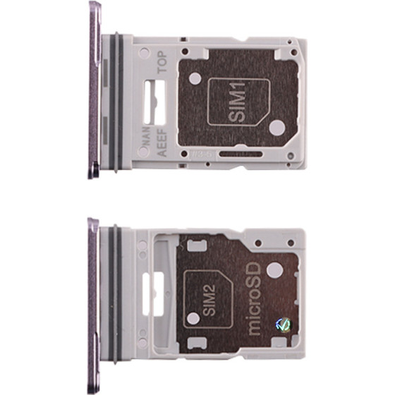 Samsung A55 5G A556 Dual Sim Card Holder Violet GH98-48039C Original Service Pack - (GH98-49097C)