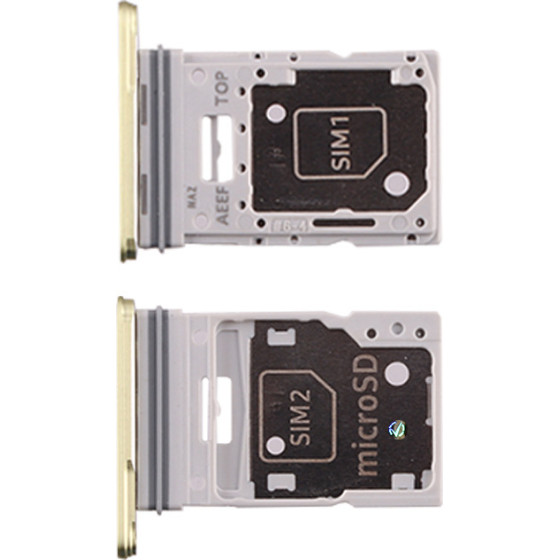 Samsung A55 5G A556 Dual Sim Card Holder Yellow GH98-48039D Original Service Pack - (GH98-49097D)