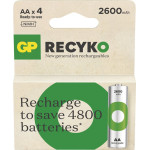 GP ����������������� ��������� AA/R6 2600mAh Ni-Mh Recyko Ready To Use 1.2V 4/BLISTER