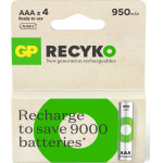 GP ����������������� ��������� AAA/R03 950mAh Ni-Mh Recyko Ready To Use 1.2V 4/BLISTER